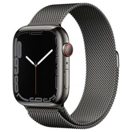 Apple Watch Series 9 Edelstahlgehäuse graphit ...