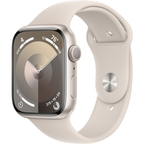 Met de Apple Watch Series 9 45mm Starlight ...