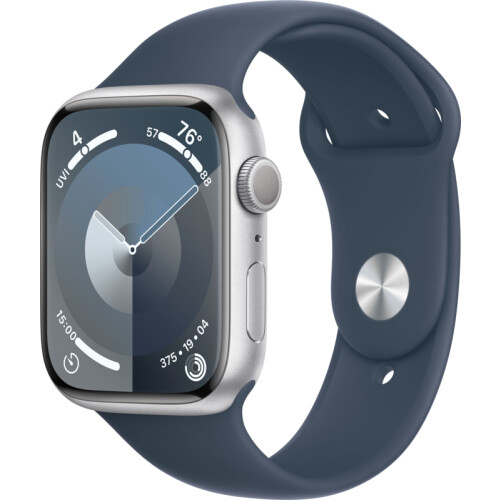 Met de Apple Watch Series 9 45mm Zilver Aluminium ...