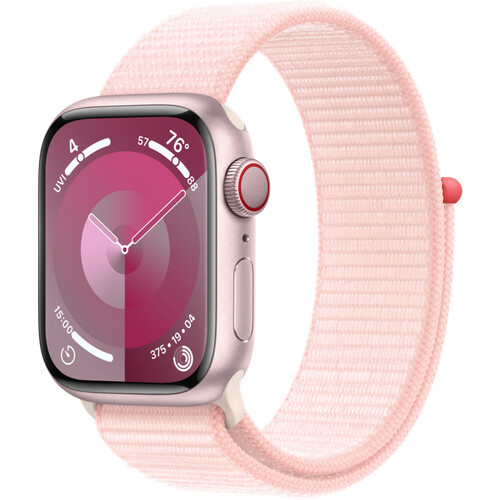 Mit der Apple Watch Series 9 41 mm Rosé ...