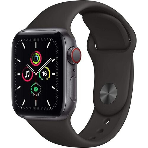 Apple Watch SE LTE Space Grau 40mm Sportarmband ...