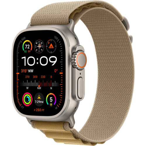 Mit der großen Apple Watch Ultra 2 4G 49 mm ...