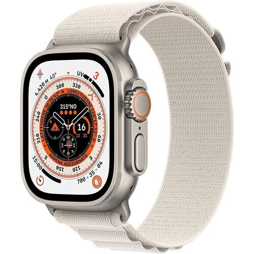 Apple Watch (Ultra) GPS 49 mm - Titan Grau - ...