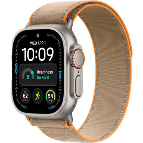 Grâce à l'Apple Watch Ultra 4 Naturel Boucle ...