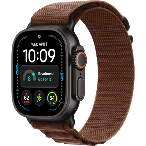 Grâce à l'Apple Watch Ultra 4 Noir Boucle Alpine ...