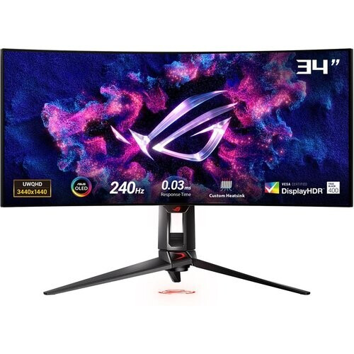 34 Inch ASUS ROG Swift OLED Gaming Monitor UWQHD ...