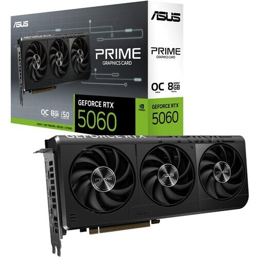 Asus NVIDIA GeForce RTX 5060 8GB GDDR7 PRIME OC ...