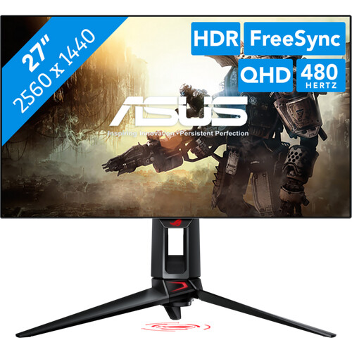 Spiele auf dem ASUS PG27AQDP 27 Zoll QHD ...