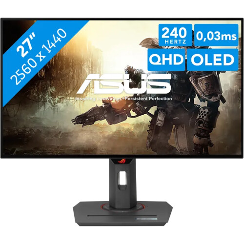 Met de ASUS ROG Strix OLED XG27AQDMG 27 inch QHD ...