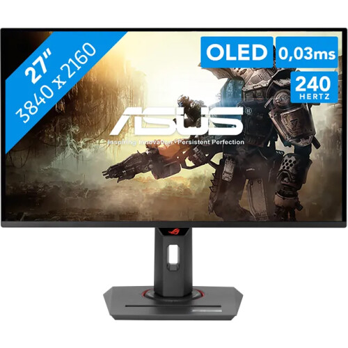 Met de ASUS ROG Strix OLED XG27UCDMG 27 inch 4K ...