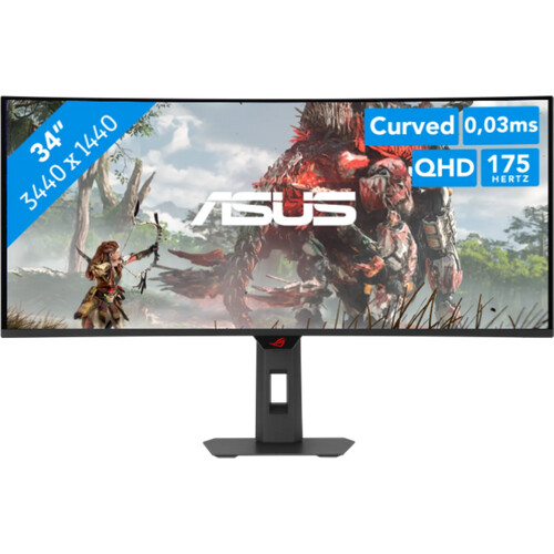 Mit dem 34 Zoll großen ASUS ROG Strix OLED ...