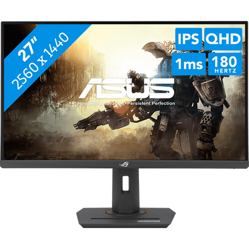 Auf dem 26,9 Zoll ASUS ROG XG27ACS Gaming-Monitor ...