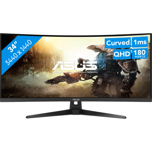 Der ASUS TUF Gaming VG34VQ3B ist ein Gaming ...