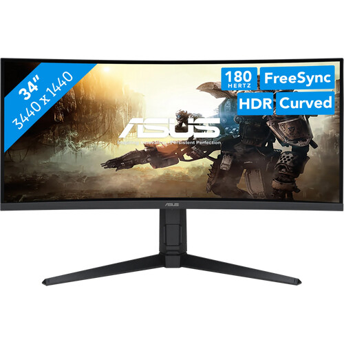 Auf dem ASUS TUF Gaming VG34VQL3A 34 Zoll Curved ...