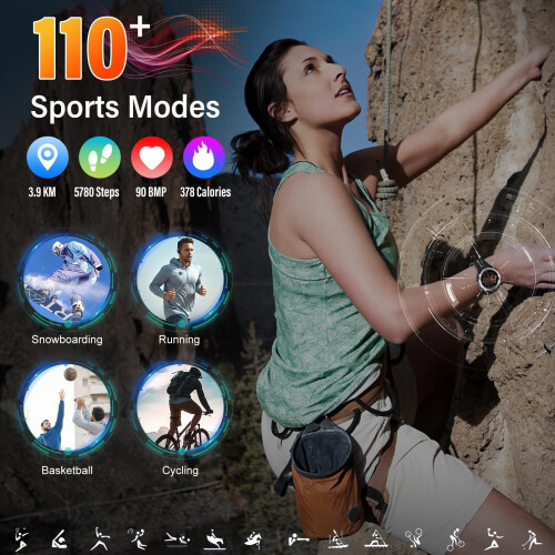 Ontdek de Atheewon Militär Smartwatch, een ...