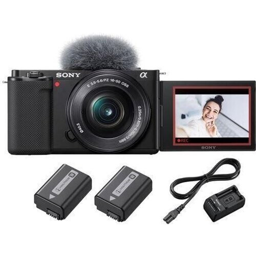 Sony Pack Vlogging hybride ZV-E10 + E PZ 16-50mm ...