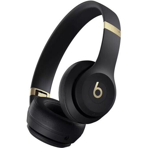 Beats Solo 4 wireless Headphones - Black and Gold ...