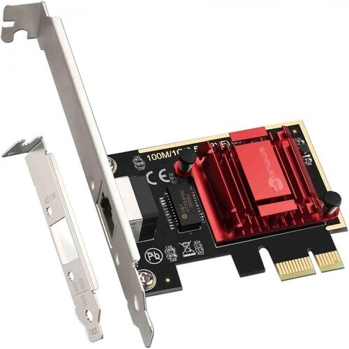 Binardat 2.5Gb RJ45 PCIe PXE Network Card with Low ...