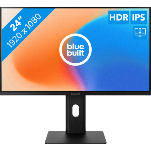 Op de BlueBuilt 24 inch Full HD Monitor voer al je ...