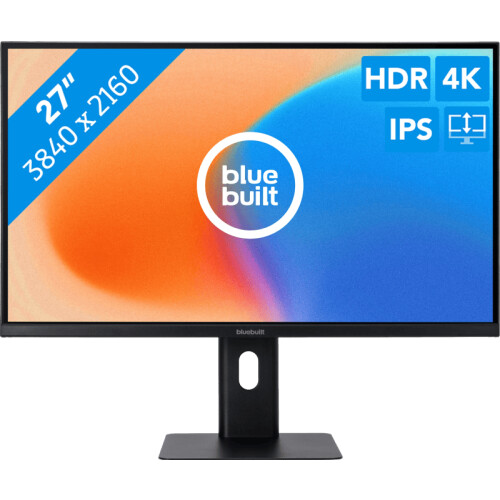 Met de BlueBuilt 27 inch 4K Monitor voer je jouw ...