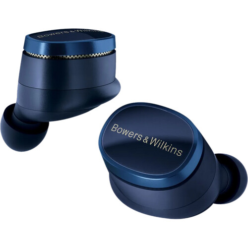 Mit den Bowers & Wilkins Pi8 Blau ...