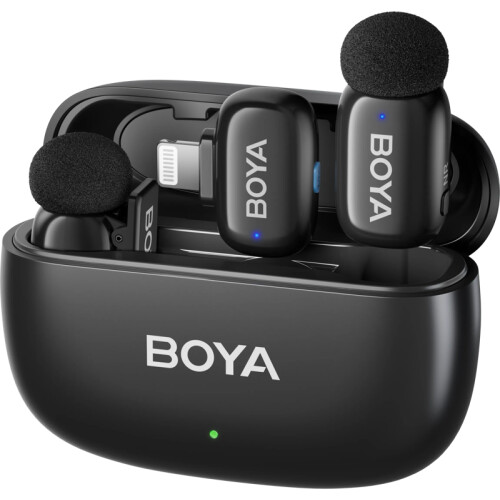 Le Boya Mini Ultra-Mini Noir (USB-C et Lightning) ...