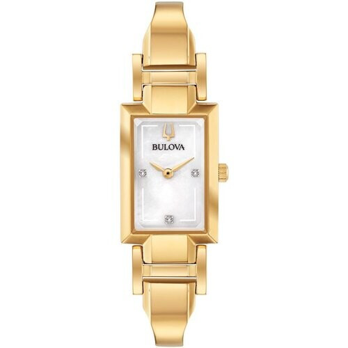 Bulova Women's Classic Quartz Gemmed Gold ...