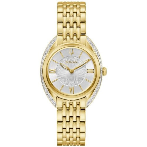 Bulova Women's Classic Diamond Accent Quartz Gold ...