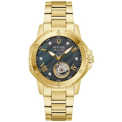 Bulova Women's Marine Star Automatic Gold ...