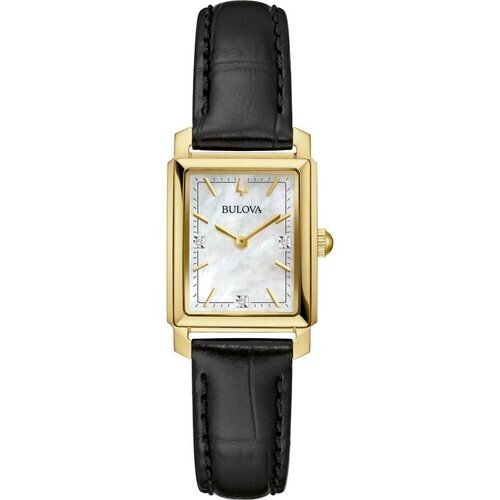 Bulova Women's Sutton Classic Quartz Gemmed Black ...