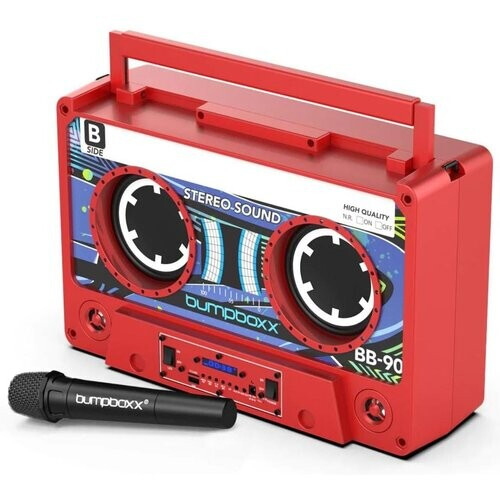 This portable Bluetooth Speaker is in the shape of ...