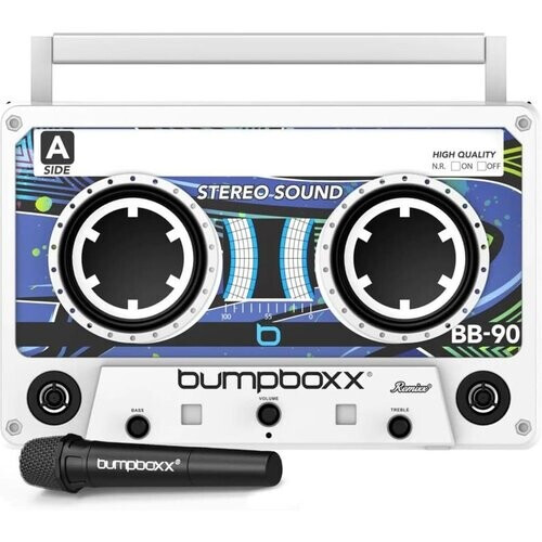 This portable Bluetooth Speaker is in the shape of ...