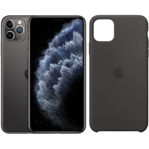 iPhone 11 Pro + Apple Case 64 GB - Space Grau - ...