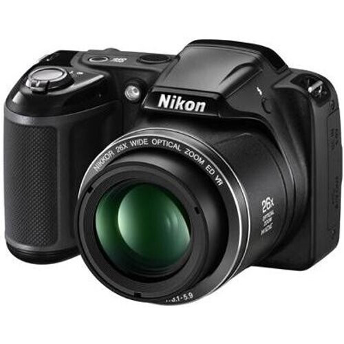 Compacta - Nikon Coolpix L320 Negro + objetivo ...