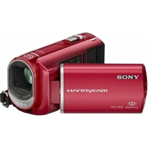 Compacto - Sony Handycam DCR-SX30E - Rojo Ligero y ...