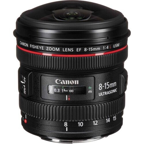 Lens Canon EF 8-15mm f/4L Fisheye USM - Black ...