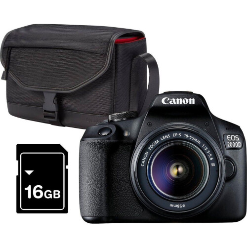 Maak kennis met de Canon EOS 2000D, een krachtige ...