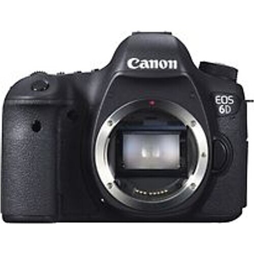 De Canon EOS 6D body in zwart is een digitale ...