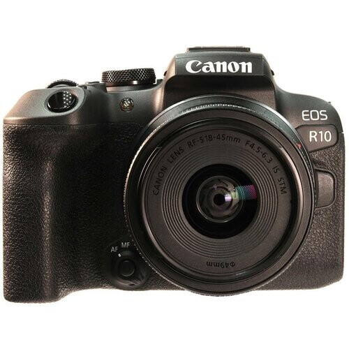 Canon EOS R10 Mirrorless Camera with 18-45mm Lens ...