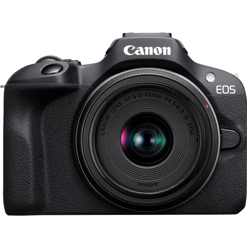 Die Canon EOS R100 Schwarz + RF-S 18-45mm ...