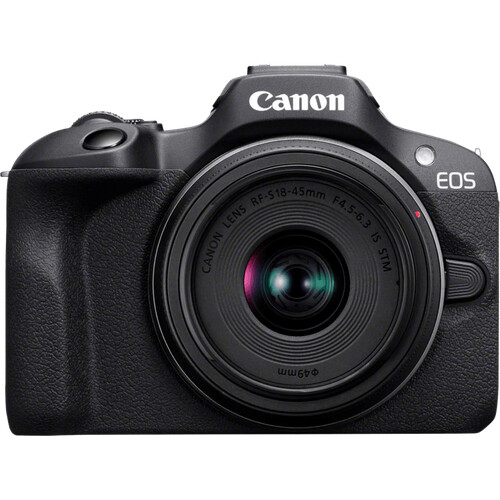 Die Canon EOS R100 Schwarz + RF-S 18-45mm ...