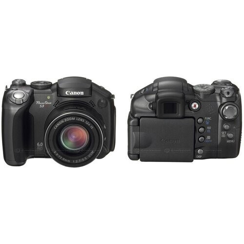 Canon PowerShot S3 IS - Negro + Canon Zoom Lens ...