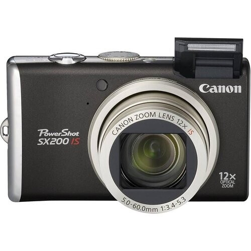 Canon PowerShot SX200 IS - Black + Canon Zoom Lens ...