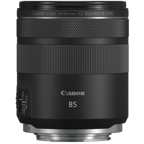 De Canon RF 85mm f/2 Macro IS STM is een primelens ...