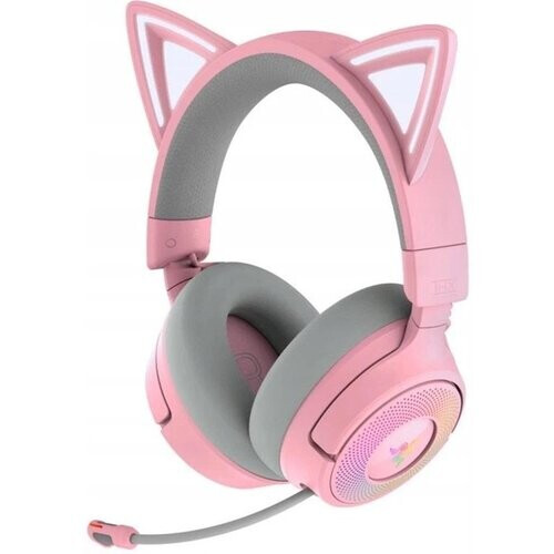 Cascos gaming con cable + inalámbrico micrófono ...