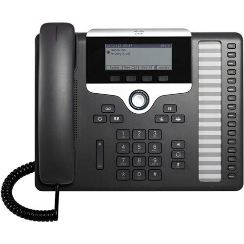 Cisco 7861 IP telefoon Zwart, Zilver 16 regels LCD ...