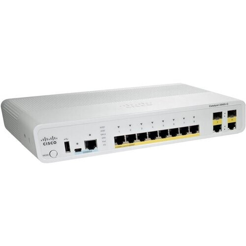 Cisco Catalyst WS-C2960C-8PC-L. Switch type: ...