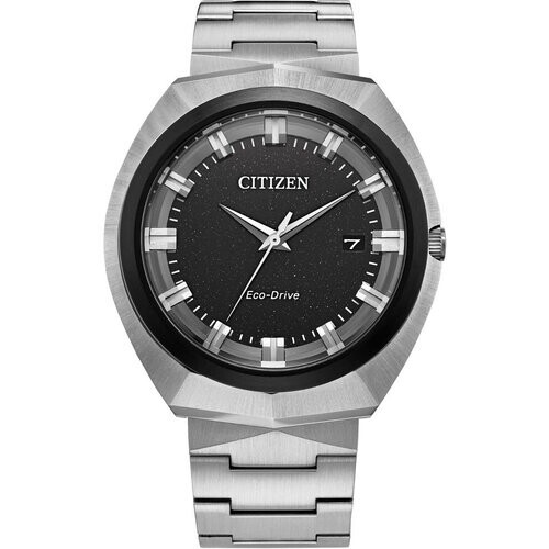 Citizen Mens Sport Luxury Eco-Drive Silver ...