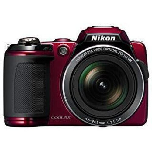 Compact Nikon Coolpix L120 - Noir/RougeZoom NIKKOR ...