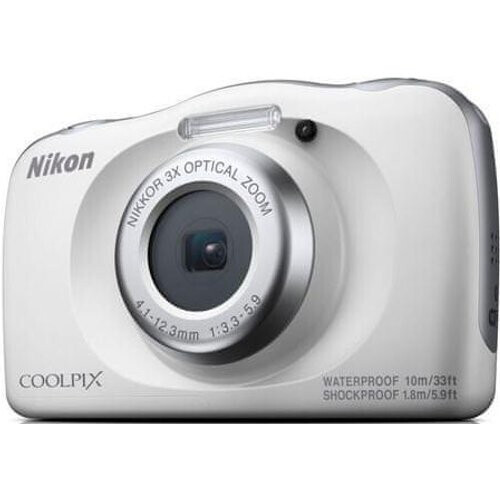 Compact Nikon Coolpix S33 - White ...